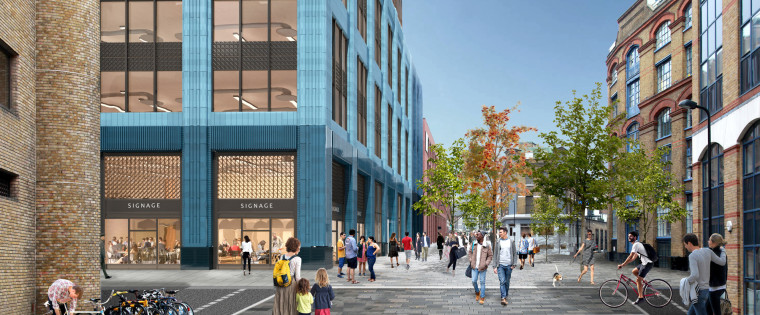 Planning CGI - View looking towards Worship Square